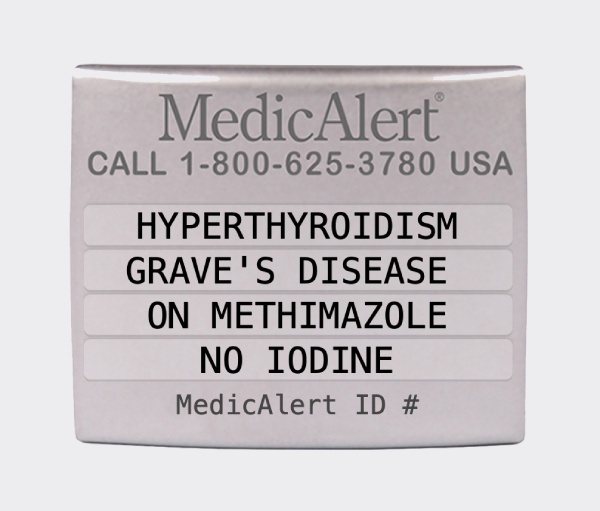 medical IDs for hyperthyroidism